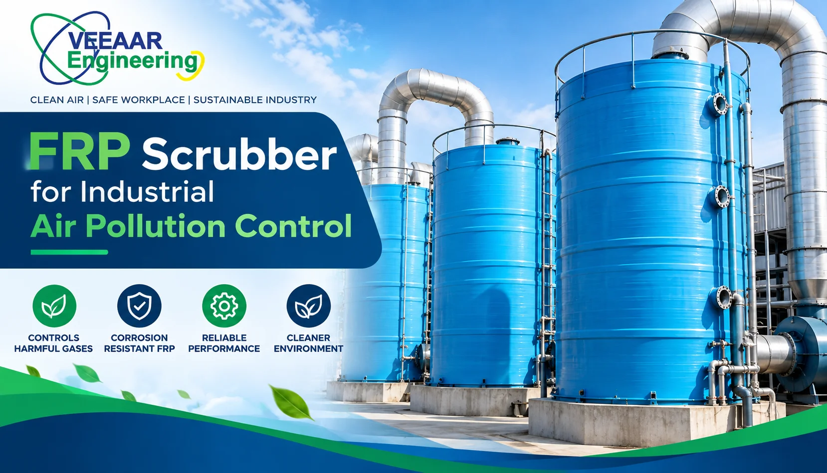 FRP Scrubber for Industrial Air Pollution Control